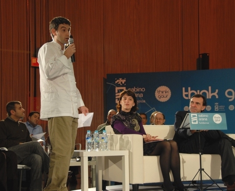 Foto: Uno de los ponentes toma la palabra en el encuentro sobre innovacin 