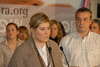Foto: Xabier Sanchez , responsable de juventud de Gobierno Vasco interviene en la lectura del declogo de 