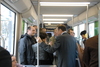 Foto: El lehendakari en el tranva de Bilbao 